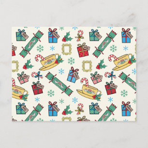 FRIENDS™   Kerst Icon Patroon Uitnodiging Briefkaart