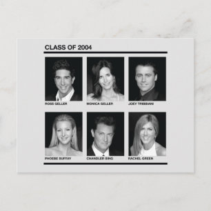 FRIENDS™ Klasse 2004 Uitnodiging Briefkaart