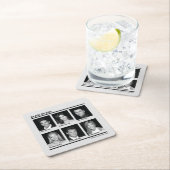 FRIENDS™ | Klasse 2004 Vierkante Kartonnen Onderzetter (Insitu)