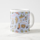 FRIENDS™ Kleurrijk Cartoon Patroon Extra Grote Beker (Voorkant rechts)