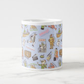 FRIENDS™ Kleurrijk Cartoon Patroon Extra Grote Beker (Voorkant)