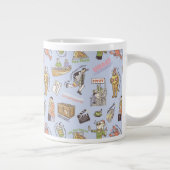 FRIENDS™ Kleurrijk Cartoon Patroon Extra Grote Beker (Rechts)