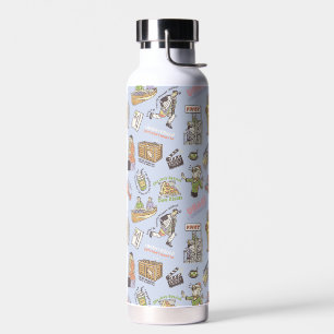 FRIENDS™ Kleurrijk Cartoonpatroon Waterfles