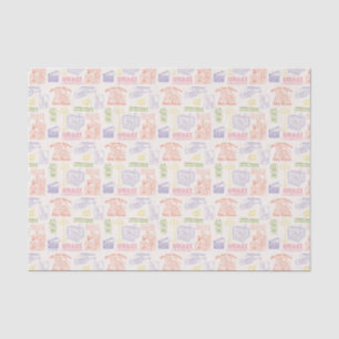 FRIENDS™ Kleurrijke Citaten Patroon Tissuepapier