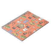 FRIENDS™ Kleurrijke Iconen Patroon Notitieboek (Linkerzijde)