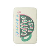 FRIENDS™ | Koffie eerste Badmat (Voorkant Verticaal)