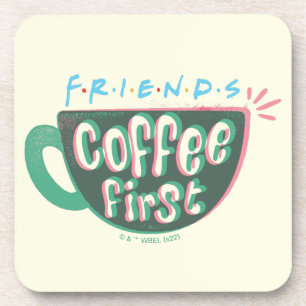 FRIENDS™   Koffie eerste Bier Onderzetter