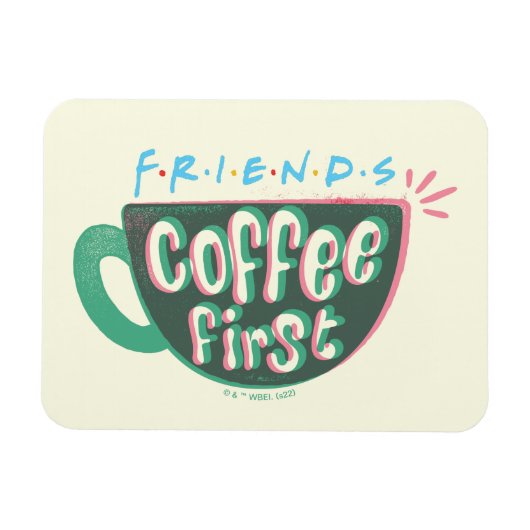 FRIENDS™ | Koffie eerste Magneet (Horizontaal)