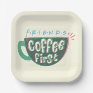 FRIENDS™ Koffie eerste Papieren Bordje