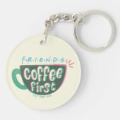 FRIENDS™ | Koffie eerste Sleutelhanger (Achterkant)
