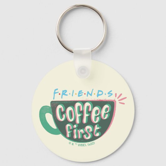 FRIENDS™ | Koffie eerste Sleutelhanger (Voorkant)