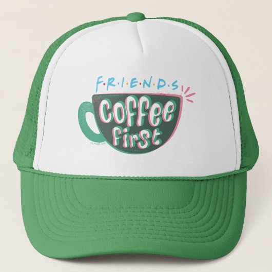 FRIENDS™ | Koffie eerste Trucker Pet (Voorkant)