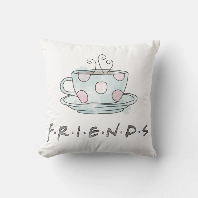 FRIENDS™ | Koffie-Mok Waterverf Kussen (Voorkant)