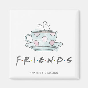 FRIENDS™ Koffie-Mok Waterverf Magneet