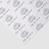 FRIENDS™ | Koffie-Mok Waterverf Tissuepapier (Detail)