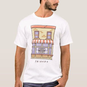 FRIENDS™ Koffiewinkel voor Cartoon in centrale p T-shirt