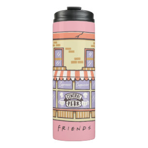 FRIENDS™   Koffiewinkel voor Cartoon in centrale p Thermosbeker