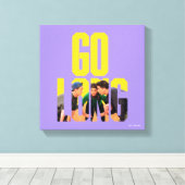 FRIENDS™ | Lange prijsopgave Canvas Afdruk (Insitu (Houten vloer))