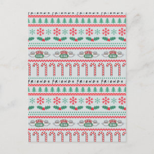FRIENDS™ Lelijke trui kerstpatroon Uitnodiging Briefkaart