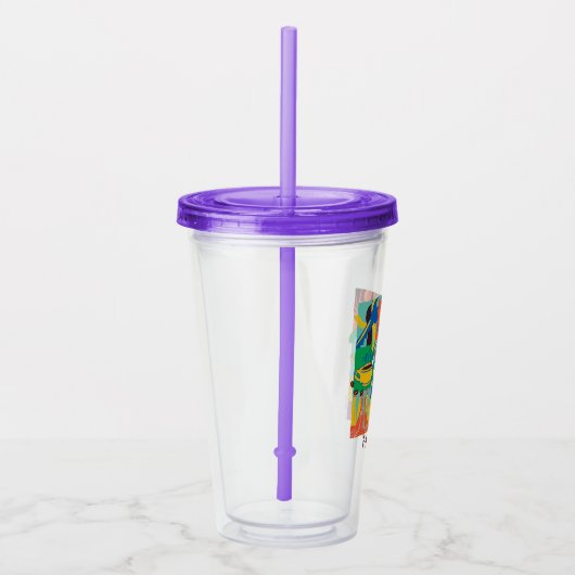 FRIENDS™ | Levendige beelden met centrale perk Acryl Drinkbeker (Rechts)