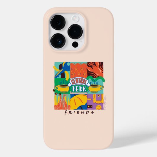 FRIENDS™ | Levendige beelden met centrale perk Case-Mate iPhone Case (Achterkant)