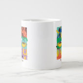 FRIENDS™ | Levendige beelden met centrale perk Extra Grote Beker (Voorkant)