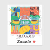 FRIENDS™ | Levendige beelden met centrale perk Sticker (Vel)