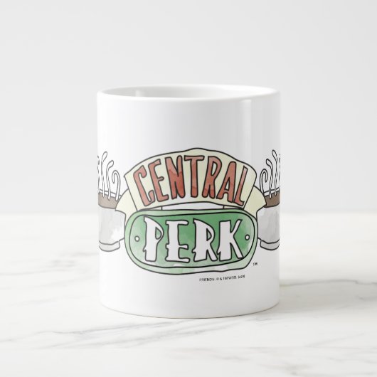 FRIENDS™ | Logo centrale Waterverf Extra Grote Beker (Voorkant)