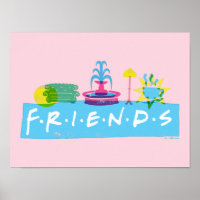 FRIENDS™ | Logo met pictogrammen