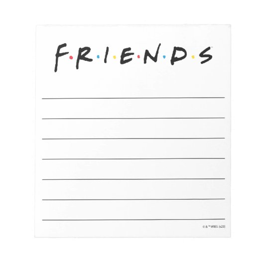 FRIENDS™ Logo Notitieblok (Voorkant)