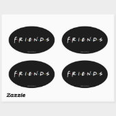 FRIENDS™ Logo Ovale Sticker (Vel)