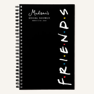 FRIENDS™ Logo | Trouwfeest Bruidsfeest Gastgeschen Notitieboek
