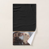 Friends Love - Cute Ferrets (Serviette à main)
