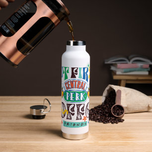 FRIENDS™ Maar Eerst Koffie Levendig Grafisch Waterfles