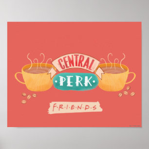 FRIENDS™ Maar eerste koffie - centraal perk Poster