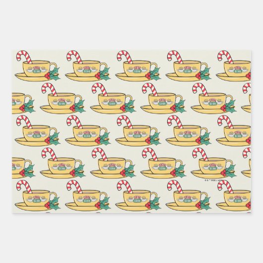 FRIENDS™ | Midden-Perkfeestdag Mok Inpakpapier Vel (Voorkant)