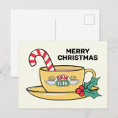 FRIENDS™ | Midden-Perkfeestdag Mok Uitnodiging Briefkaart (Voorkant / Achterkant)