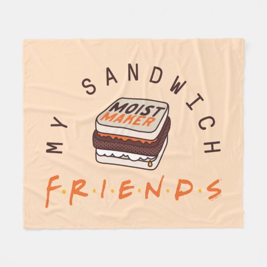 FRIENDS™ | Mijn sandwich Fleece Deken (Voorkant (Horizontaal))