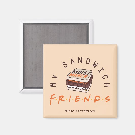 FRIENDS™ | Mijn sandwich Magneet (Voorkant / Achterkant)