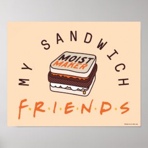 FRIENDS™   Mijn sandwich Poster