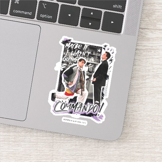 FRIENDS™ | Misschien als ik geen Commando ging! Sticker (Detail)