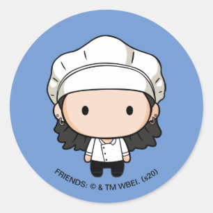 FRIENDS™ Monica Chibi Ronde Sticker