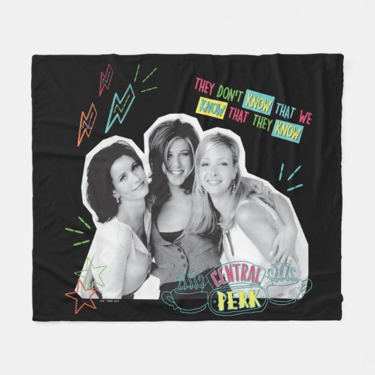 FRIENDS™ | Monica, Rachel en Phoebe Fleece Deken (Voorkant (Horizontaal))