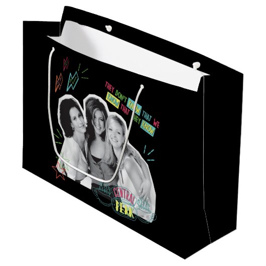 FRIENDS™ | Monica, Rachel en Phoebe Groot Cadeauzakje (Voorkant Gekanteld)