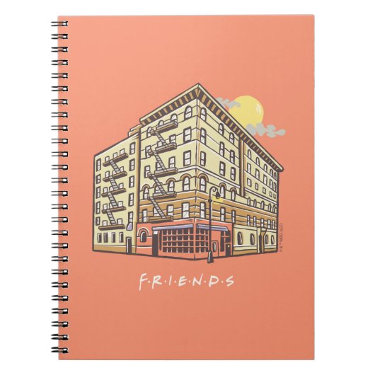 FRIENDS™ | Monica's Appartementsgebouw Notitieboek (Voorkant)