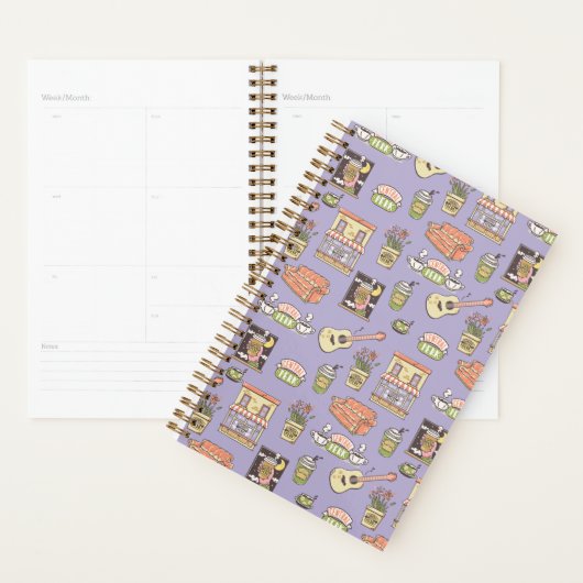 FRIENDS™ | Motif d'icône violette (Devant avec enveloppe)