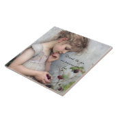 FRIENDS n RASPBERRIES TILE Tegeltje (Zijkant)