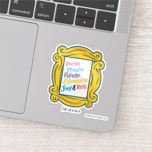 FRIENDS™ Namen in Peephole Sticker