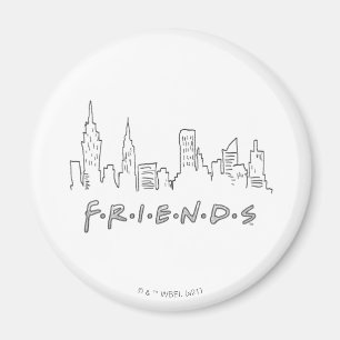 FRIENDS™ New York City Silhouette Magneet