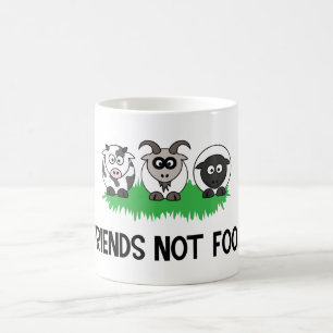 Friends Not Food, Gifts for Vegan Vegetarian Koffiemok